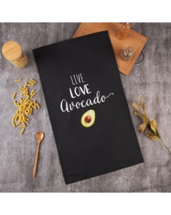 Полотенце "" Avocado 40х73 см, 100% хлопок, саржа 190 гр/м2 Этель