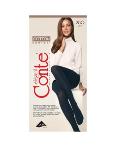 Колготки женские COTTON, размер 2, цвет nero Conte elegant