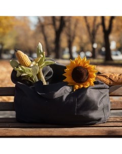 Сумка из льна двухсторонняя SL HOME "Linear bag" 67х35см,50%лён,50%хл, 180г/м2 Sima-land home