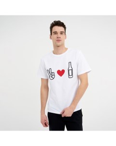 Футболка мужская "Love beer" р.54 Kaftan