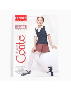 Колготки детские имитация гольфин CE LOLITA 40 den, цвет белый (bianco), рост 140-146 см Conte elegant