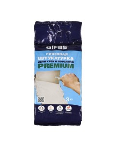 Штукатурка гипсовая PREMIUM 3кг Gifas