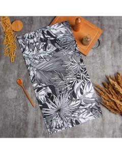 Полотенце Palm leaves 40х73 см, 100% хлопок, саржа 190 г/м2 Этель