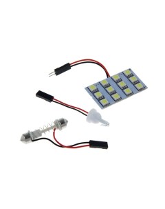 Светодиодная лампа для авто, 12 В, 12 SMD-5050, свет белый Cartage