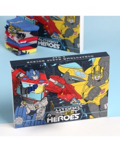 Подарочный набор носков адвент, 6 пар "Трансформеры", Transformers, 14-16 см Hasbro