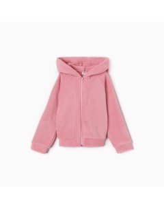 Толстовка флисовая детская : Fleece Soft, цвет розовый, рост 116 см Minaku