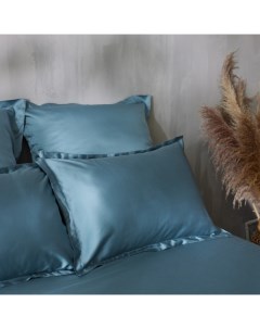 Наволочка SL Home Tencel 50*70+3 см, цв. серо-голубой Sima-land home