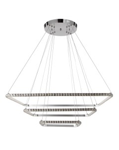 Люстра 59913/3 LED 114Вт 4000К серебро 71х71х2-82 см Bayerlux