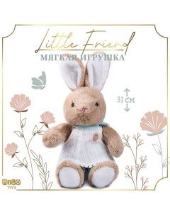 Мягкая игрушка Little Friend, зайка в платье, цвет микс, 31 см Milo toys