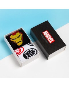 Набор носков "MARVEL", Мстители, 2 пары, 27-29 см Kaftan