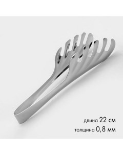 Щипцы кухонные, для спагетти, длина 22 см, толщина 0,8 мм Добросталь (нытва)