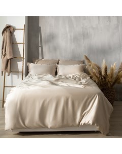 Пододеяльник SL Home Tencel 180*220 см, цв. бежевый Sima-land home