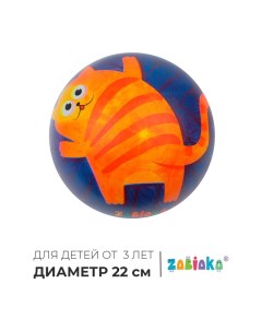 Мяч детский «Котик», d=22 см Zabiaka