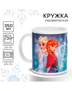 Кружка керамическая «Верь в сказку!», 350 мл, Холодное сердце МИКС Disney