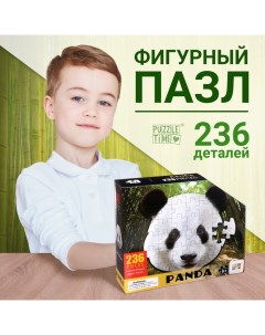 Фигурный пазл «Большая панда», 236 деталей Puzzle time