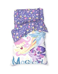 Постельное бельё 1,5 сп Magical My Little Pony 143*215 см, 150*214 см, 50*70 см -1 шт Hasbro