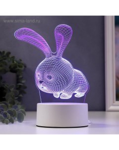 Светильник "Кролик" LED RGB от сети 9,5х14х19 см Risalux