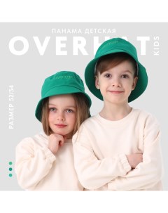 Панама детская для мальчика Happycore, цвет зелёный, р-р 54 Overhat kids