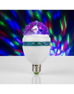 Лампа «Диско-шар», 8 см, Е27, свечение RGB Luazon lighting