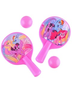 Набор игровой, ракетки 8?12 см и два мячика, My little pony Hasbro