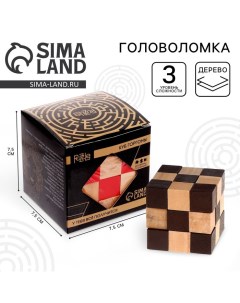 Головоломка деревянная Игры разума «Куб Горгоны» МИКС Puzzle