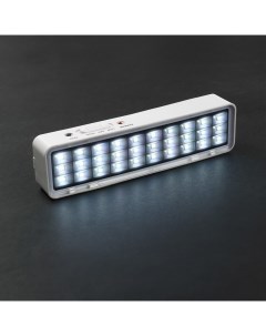 Светильник аварийный светодиодный, 30 LED, 3 Вт, AC/DC, 220 В, аккум. Lead Acid, белый Luazon lighting