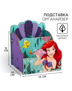 Органайзер для канцелярии, 14х14х16 см, Принцессы Disney