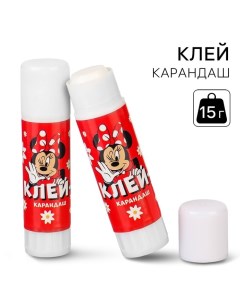 Клей-карандаш PVP 15 г, Минни Маус Disney