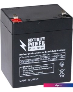 Аккумулятор для ИБП SP 12-5 F2 (12В/5 А·ч) Security power