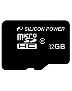 Карта памяти microSDHC (Class 10) 32 Гб (SP032GBSTH010V10) Silicon power