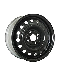 Штампованный диск 6795T 14x5" 4x100 DIA 57.1мм ET 35мм Black Trebl