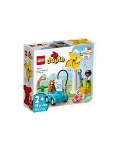 Конструктор Duplo Ветряная турбина и электромобиль 10985 Lego