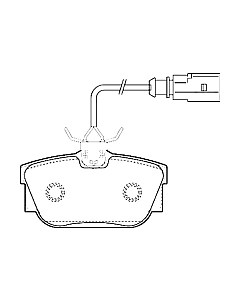 Тормозные колодки 301650 Valeo