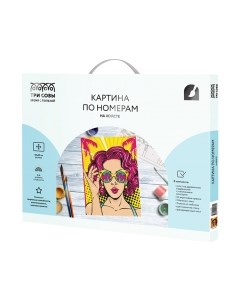 Картина по номерам Wow. Girl / КХ_44189 Три совы