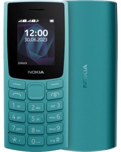 Кнопочный телефон Nokia 105 (2023) Dual SIM TA-1557 (бирюзовый)