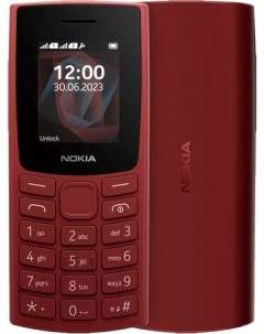 Кнопочный телефон Nokia 105 (2023) Dual SIM TA-1557 (красный)