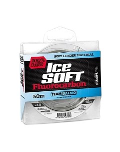 Леска монофильная Team Ice Soft Fluorocarbon 030/023 / TS5024-023 Salmo