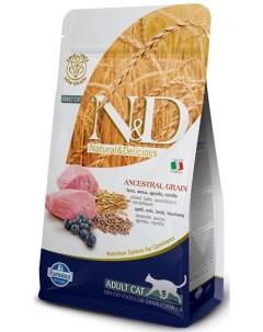 Сухой корм для кошек N&D Low Grain Cat Lamb & Blueberry Adult 5 кг Farmina