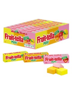 Жевательные конфеты мини, ассорти, 11 г Fruittella