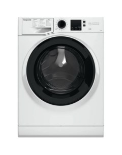 Стиральная машина NSS 6015 K RU, класс А+, 1000 об/мин, 6 кг, бело-чёрная Hotpoint-ariston