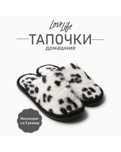 Тапочки женские размер 38-39, цвет белый Lovelife