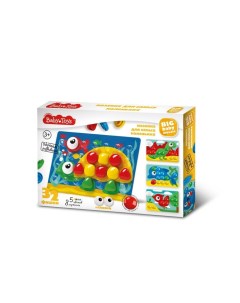 Мозаика для самых маленьких Baby Toys «Черепашка», 5 цветов, 32 элемента Десятое королевство