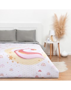 Покрывало "" 1,5 сп Boho rainbow, 145*210±5 см, микрофибра Этель