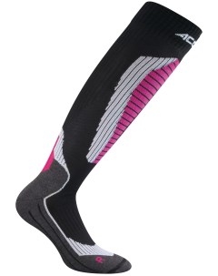 Носки горнолыжные 23-24 Ski Ergonomic Black/Cyclamen Accapi