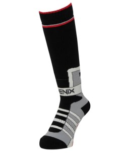 Носки горнолыжные Retro Future Ski Touring Socks Jr Black/Red Phenix