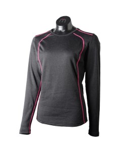 Термокофта Women Long Sleeve Round Neck Nero Magenta Mico