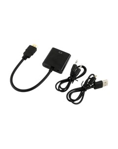 Кабель/переходник HDMI-M-VGA-F-WUSB HDMI Buro