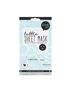 ! SHEET MASK BUBBLE Маска для лица пузырьковая очищающая и отшелушивающая Oh k