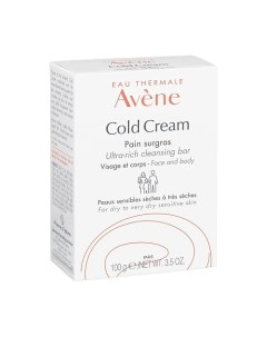 Сверхпитательное мыло с колд-кремом Cold Cream Ultra-Rich Cleansing Bar Avene