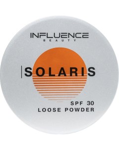 Рассыпчатая пудра с SPF 30, матовое покрытие Solaris Influence beauty